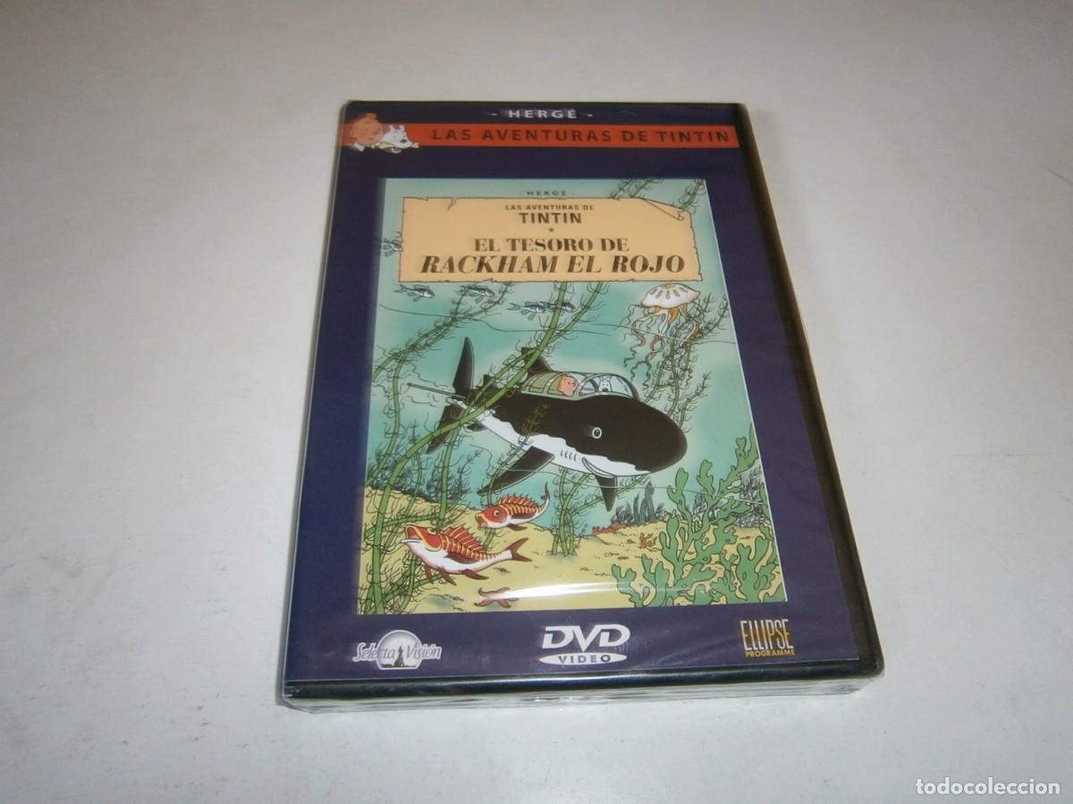 Cine: LAS AVENTURAS DE TINTIN EL TESORO DE RACKHAM EL ROJO DVD NUEVO PRECINTADO