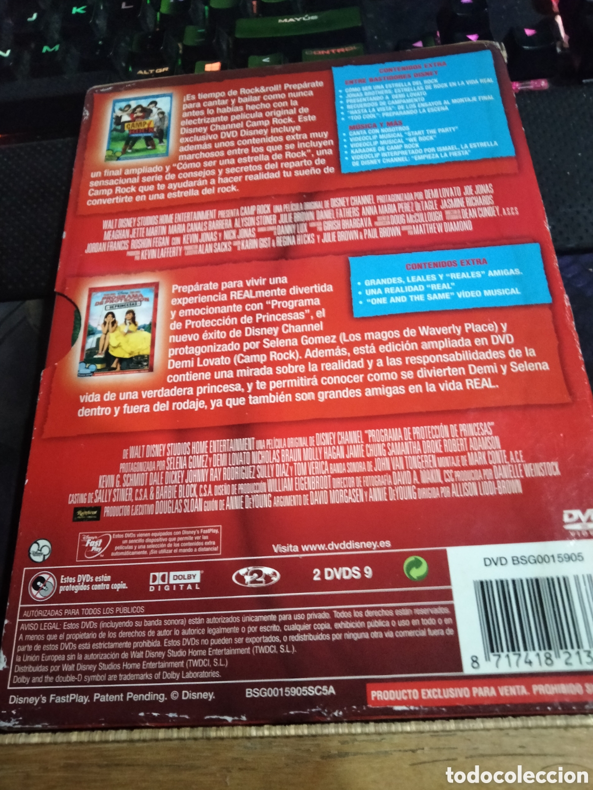 Cine: Camp rock / programa de protecci&oacute;n de princesas dvd -116 - Foto 2