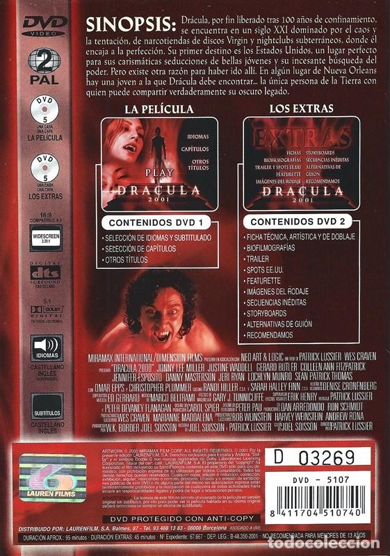 Cine: DRACULA 2001 (EDICI&Oacute;N 2 DISCOS) - Foto 2