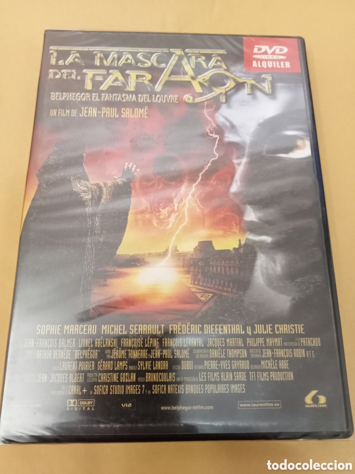 Cinema: Dvd. La m&aacute;scara del fara&oacute;n. Precintado.
