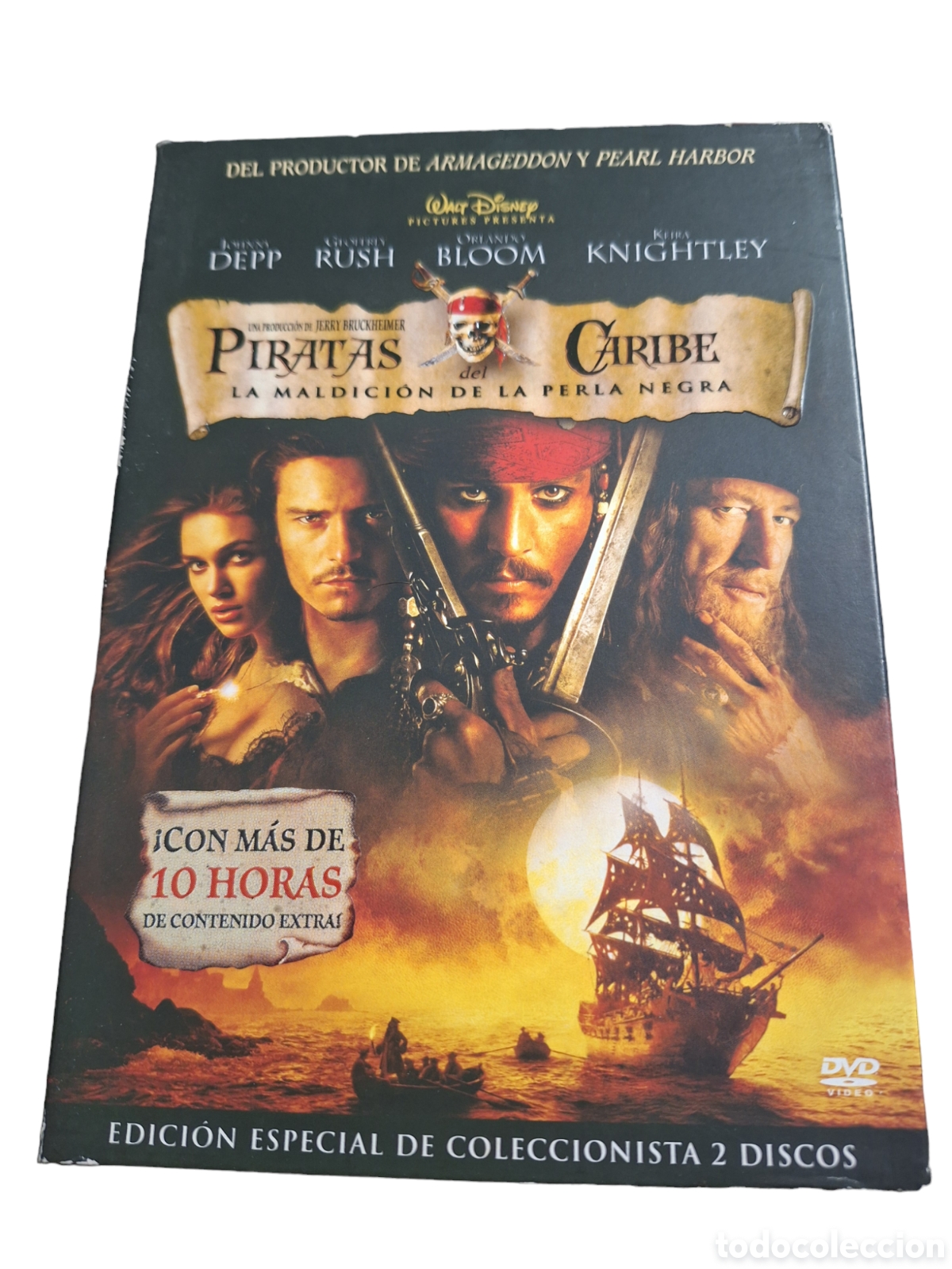 Cine: S154 piratas del caribe la maldicion de la perla negra DVD SEGUNDAMANO