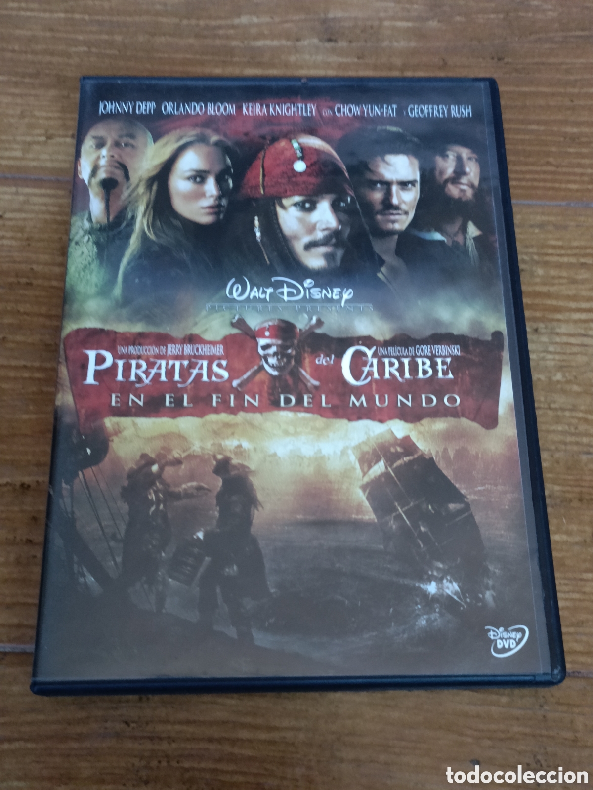 Cine: DVD Piratas del Caribe, en el fin del mundo -Jhonny Depp-