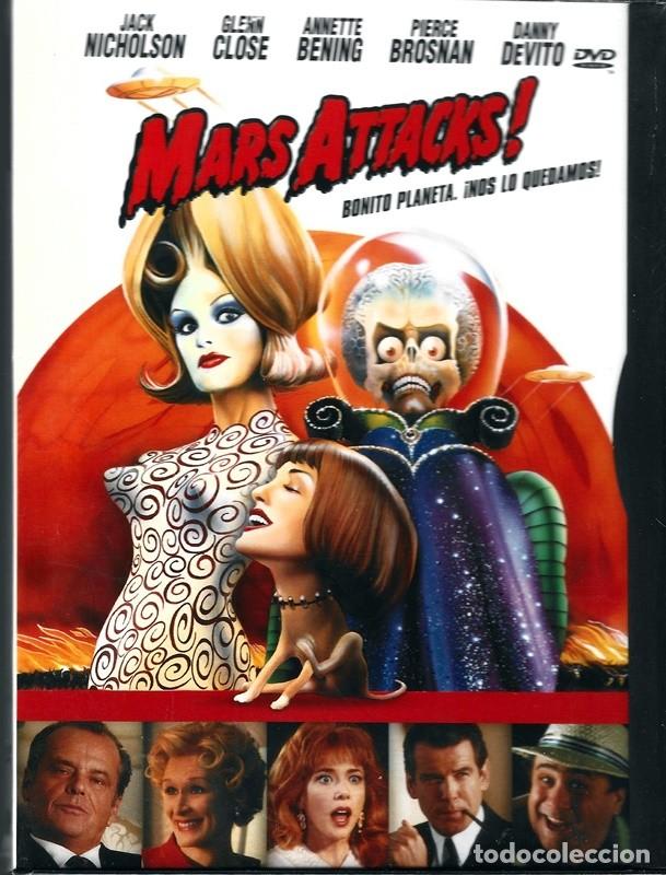 Cine: MARS ATTACKS! JACK NICHOLSON (FORMATO SNAPCASE) PRECINTADO - Foto 1