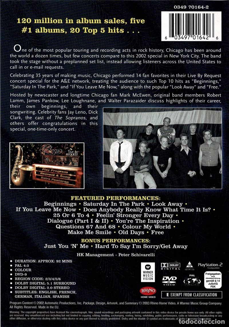 Cine: Chicago - A&E Network Live By Request. DVD - Foto 2