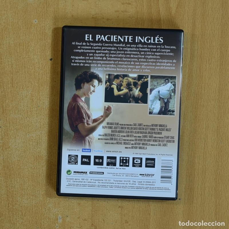 Cine: EL PACIENTE INGLES - DVD - Foto 2