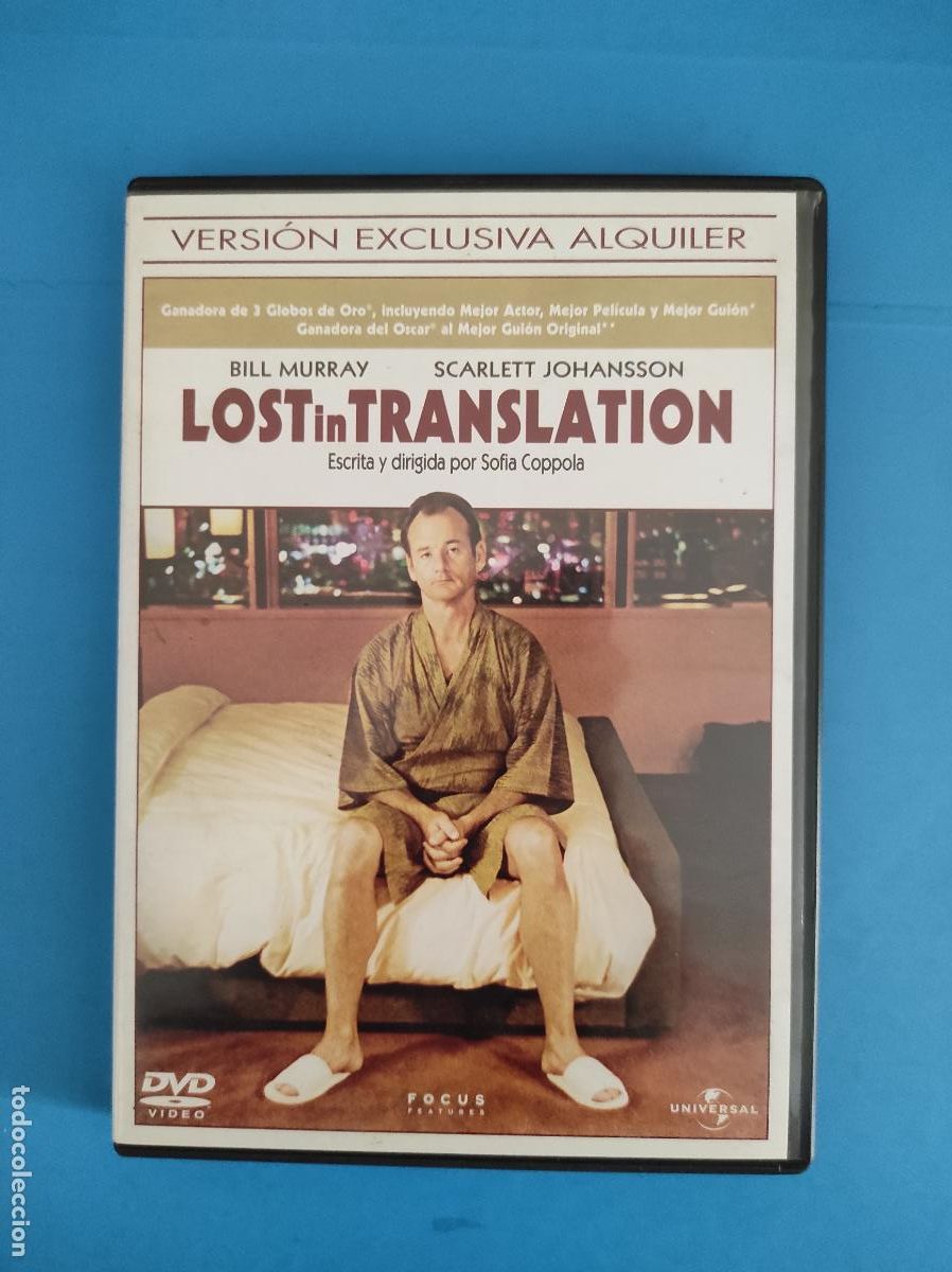 Cinema: PELICULA DVD LOST IN TRANSLATION A&Ntilde;O 2004