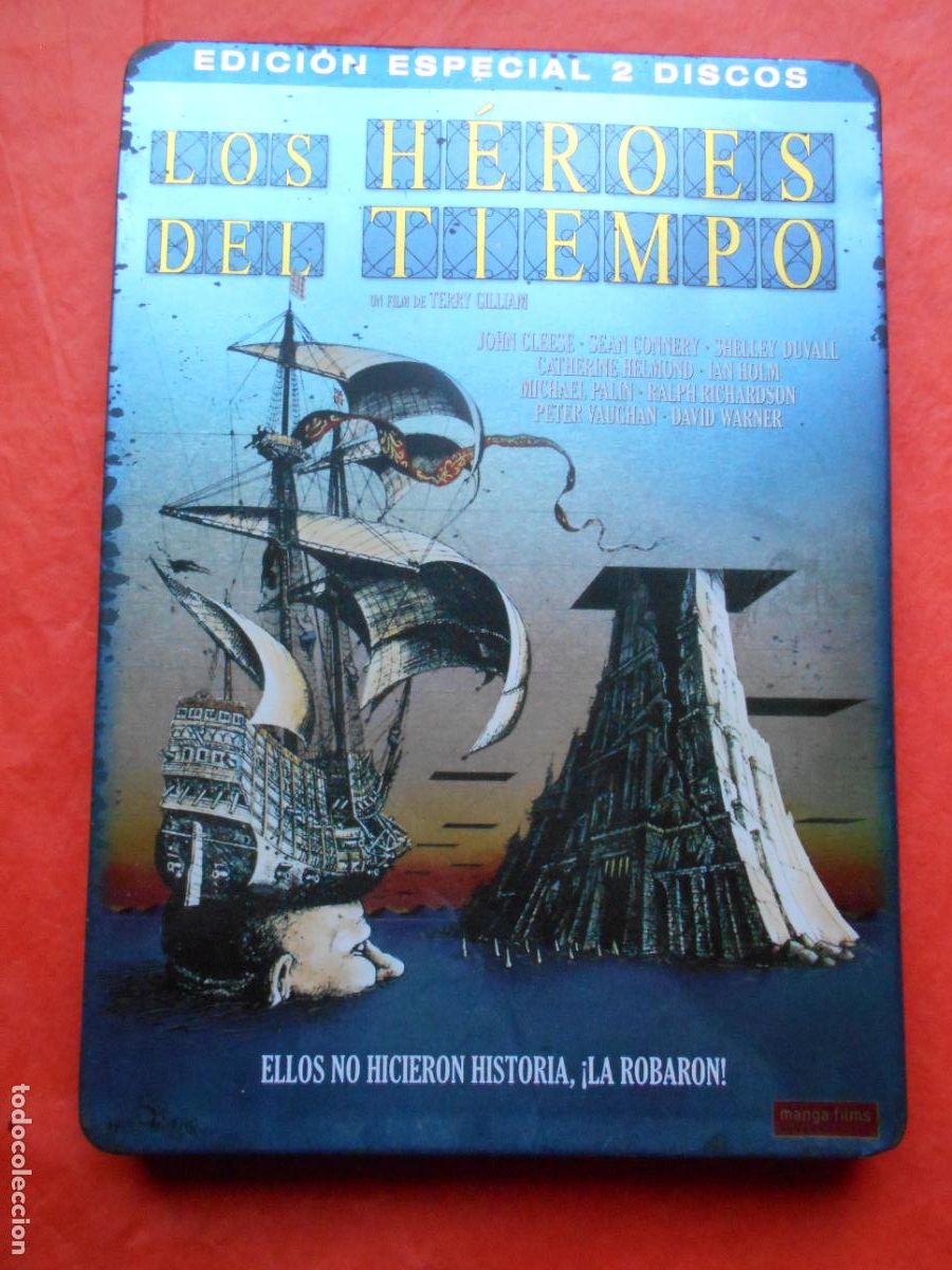 Cine: EDICION ESPECIAL LOS HEROES DEL TIEMPO 2 DISCOS ESTUCHE DE LATA