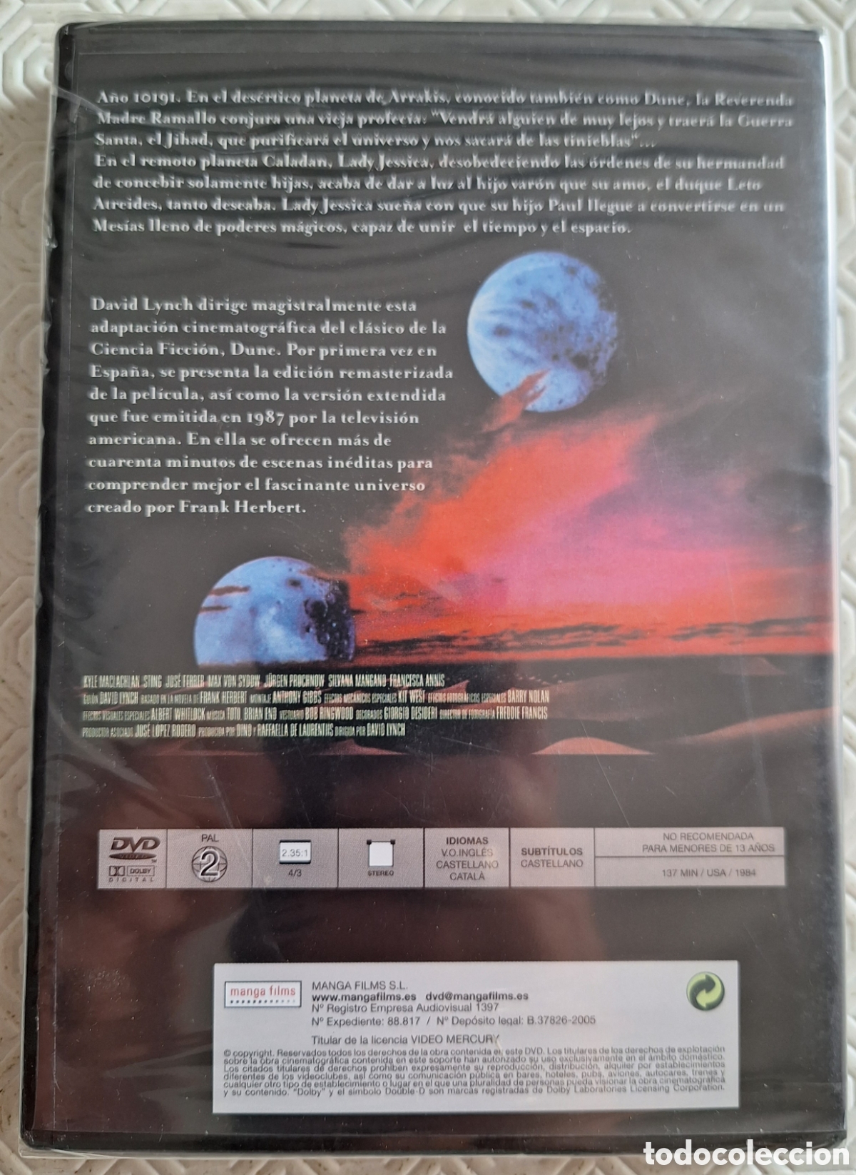 Cine: Dune - Pelicula en DVD nuevo - Foto 2