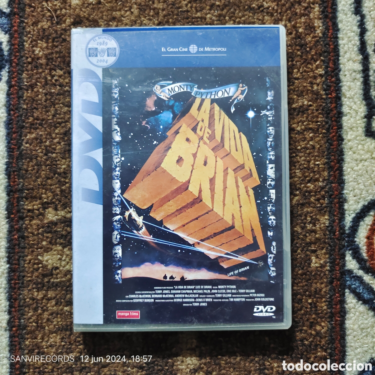 Cinema: DVD: LA VIDA DE BRIAN (TERRY JONES) (MANGA FILMS)