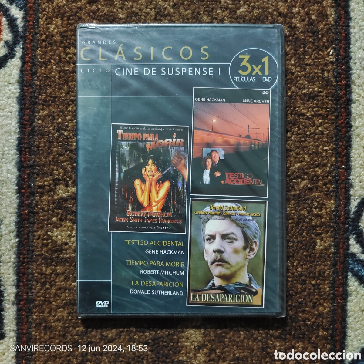 Cinema: DVD, GRANDES CL&Aacute;SICOS, CICLO CINE SUSPENSE: TESTIGO ACCIDENTAL - TIEMPO PARA MORIR - LA DESAPARICI&Oacute;N