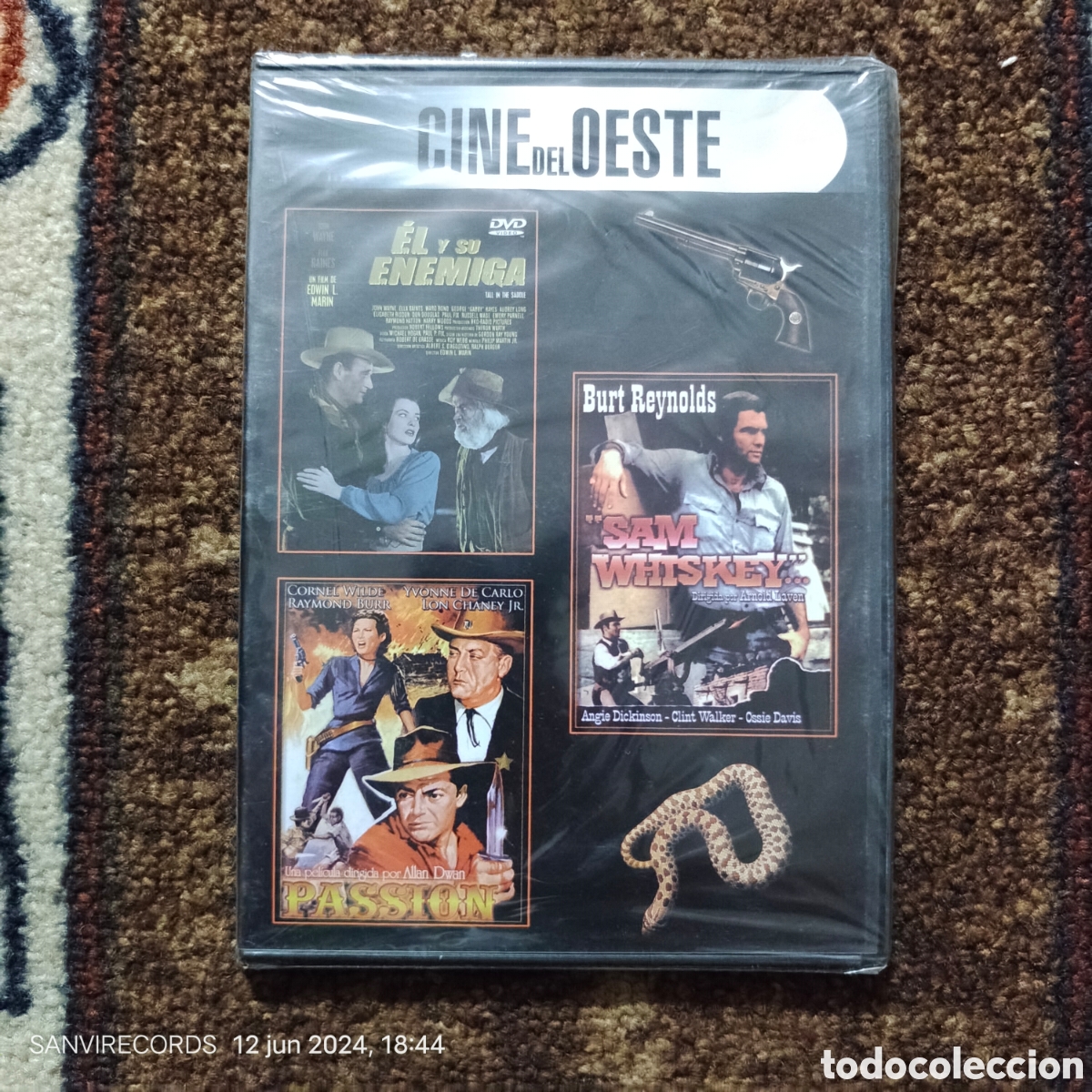 Cinema: DVD, CINE DEL OESTE: &Eacute;L Y SU ENEMIGA - SAM WHISKEY - PASSION