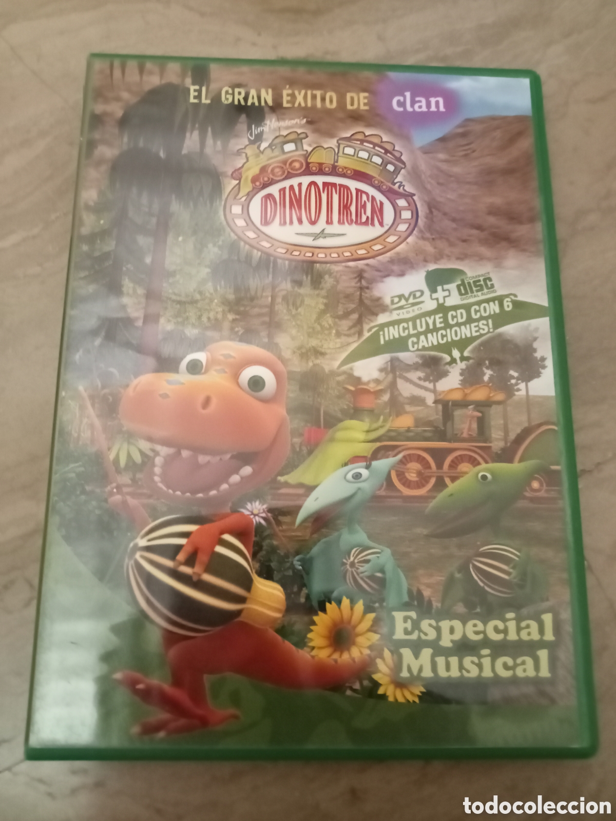 Kino: Dvd. Dinotren. Especial musical. Incluye CD con canciones.