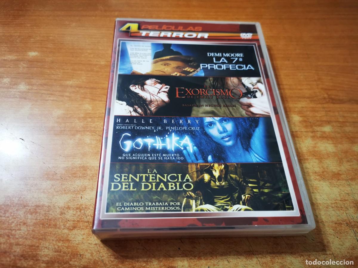 Cine: 4 PELICULAS DE TERROR 4 DVD 7&ordf; PROFECIA EL EXORCISMO GOTHIKA LA SENTENCIA DEL DIABLO
