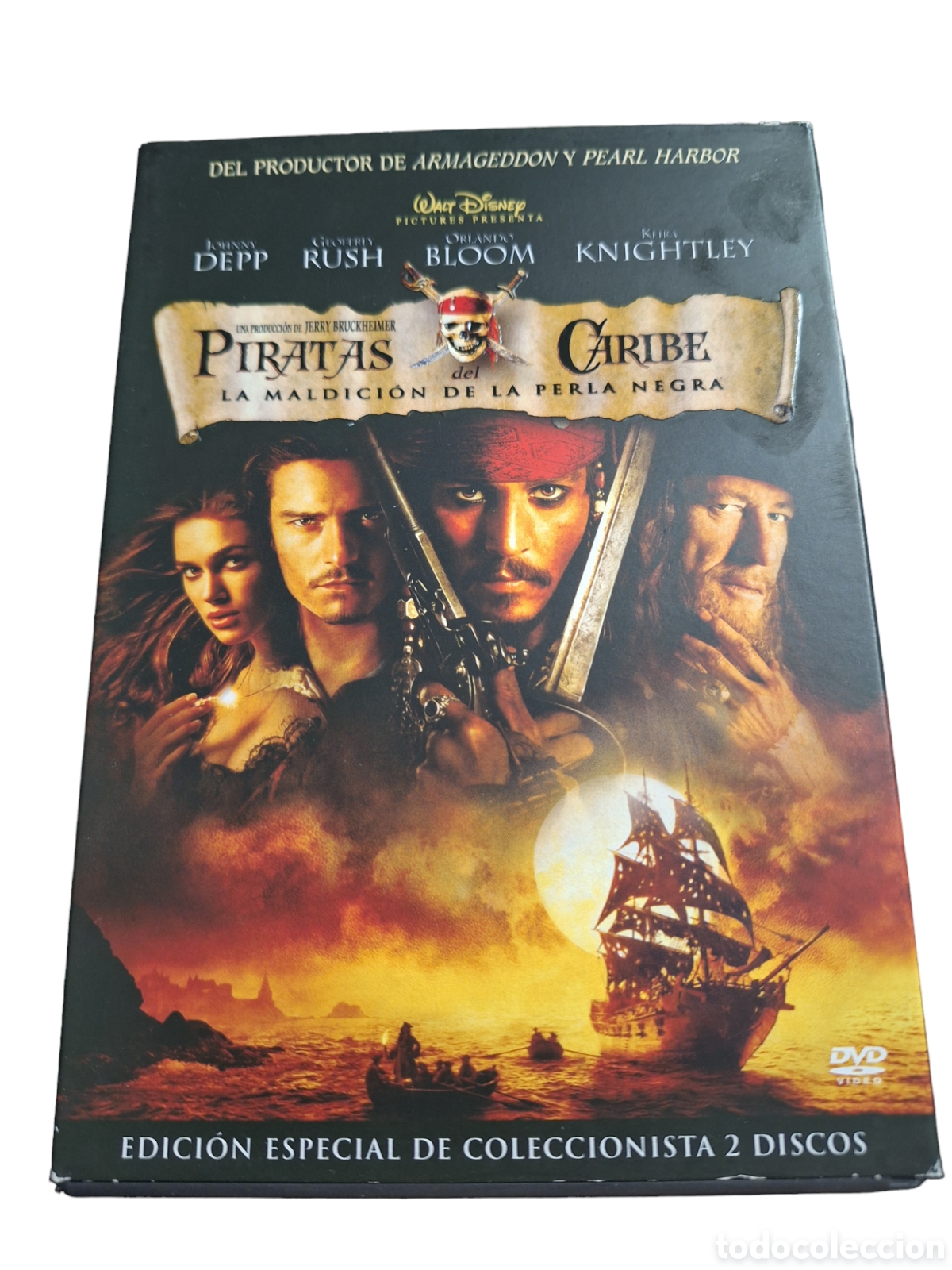 Cine: S531 piratas del caribe la maldicion de la perla negra DVD SEGUNDAMANO