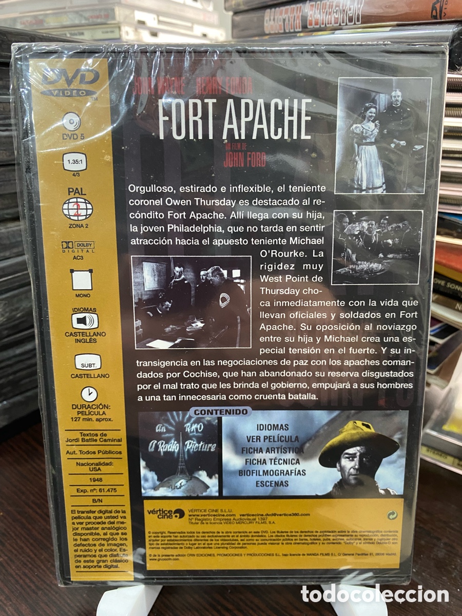 Cine: Fort Apache (DVD) John Ford - John Wayne *Precintado* - Foto 2