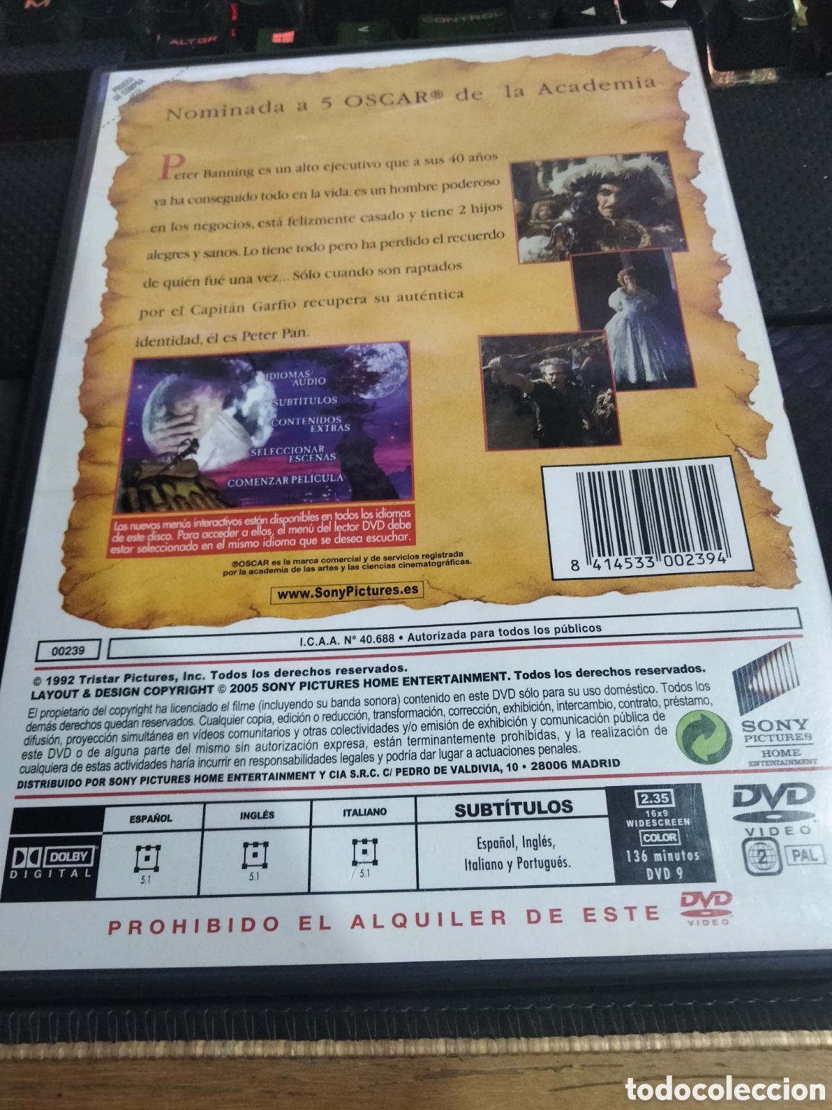 Cine: Hook pel&iacute;cula dvd - 79 - Foto 2