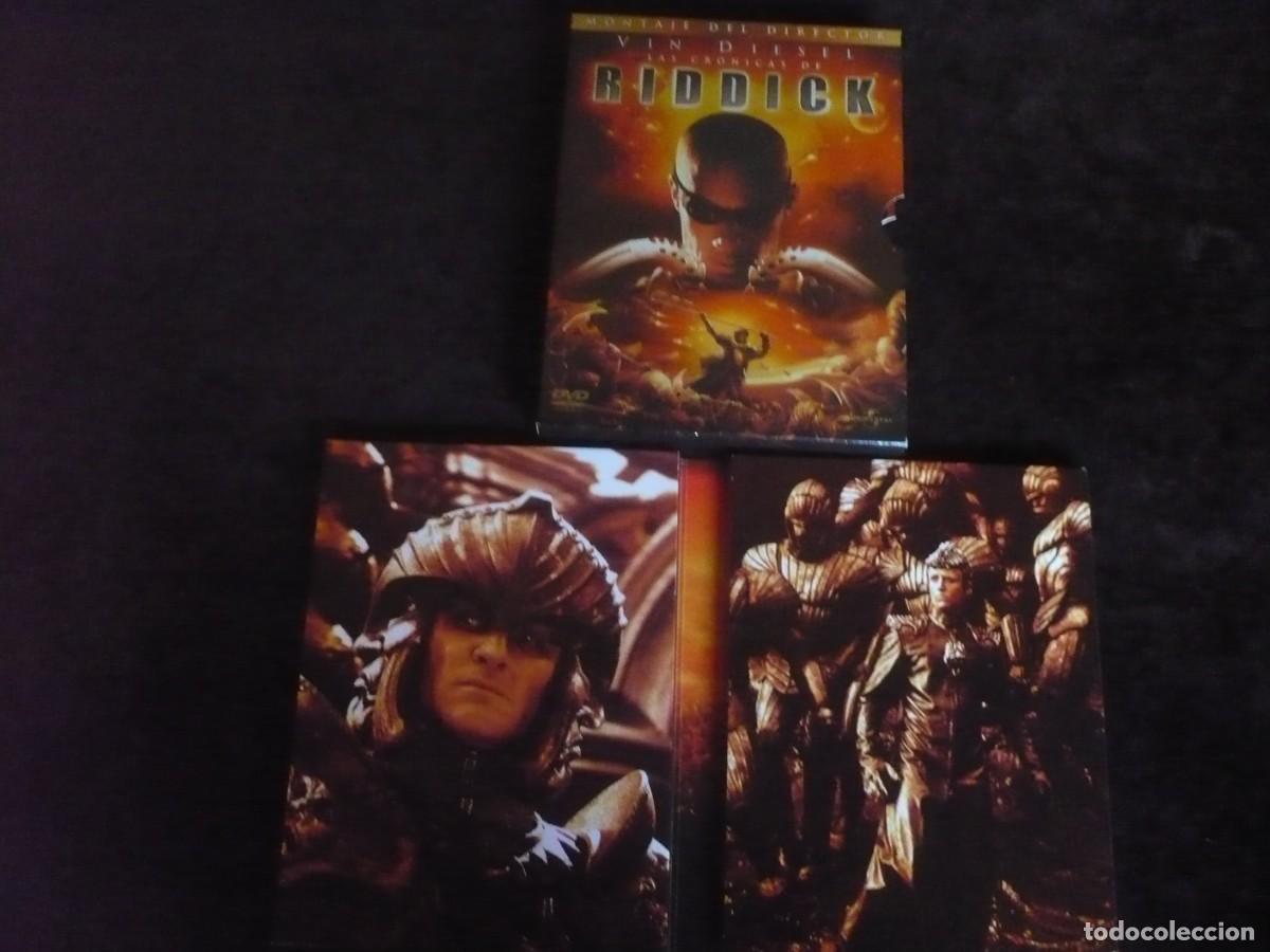 Cine: las cronicas de riddick - vin diesel el montaje del director - edicion 2 discos - dvd como nuevos