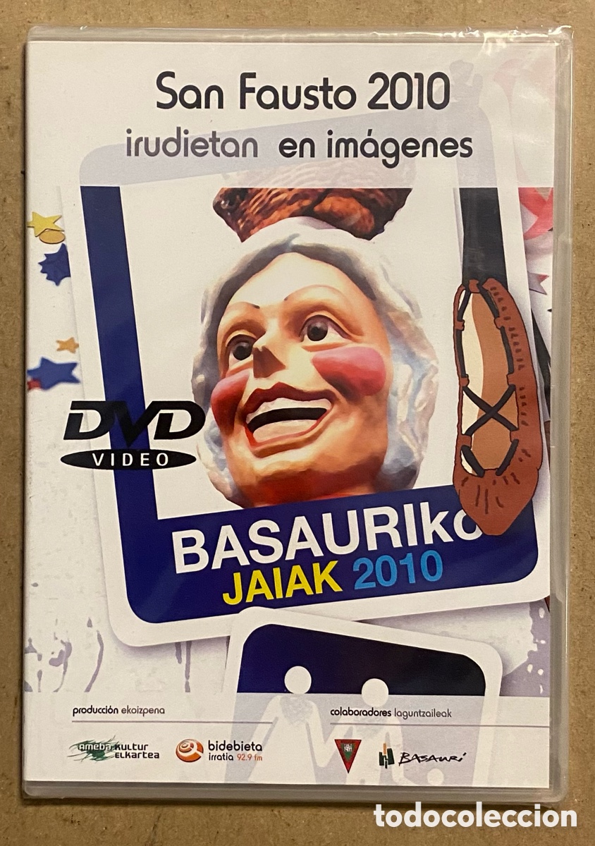 Cinema: DVD. BASAURIKO JAIAK 2010. SAN FAUSTO 2010 EN IM&Aacute;GENES. NUEVO, GON PRECINTO PL&Aacute;STICO.