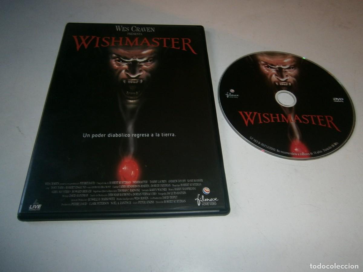 Cine: WISHMASTER DVD WES CRAVEN