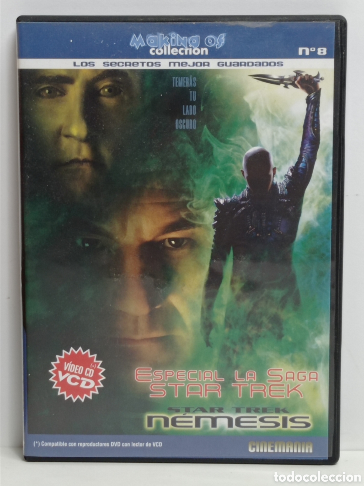 Cine: STAR TREK N&Eacute;MESIS, ESPECIAL LA SAGA STAR TREK. (VIDEO CD -COMO NUEVA- )