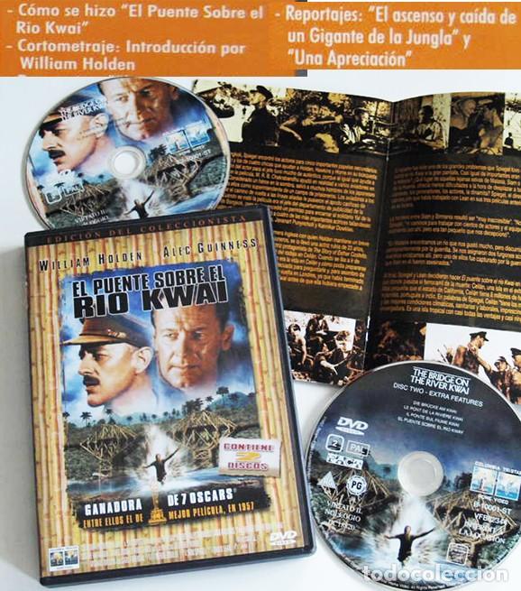 Cine: PUENTE SOBRE EL R&Iacute;O KWAI DVD PEL&Iacute;CULA EDIC COLECCIONISTA II GUERRA MUNDIAL TREN GUINNESS HOLDEN ASIA