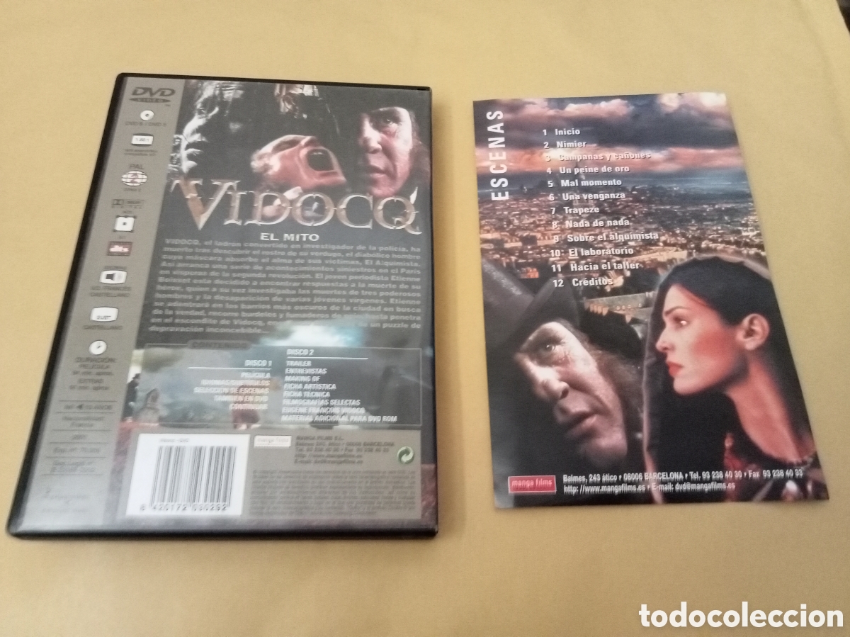 Cine: Dvd. Vidocq. 2 DVDs. Pitof. - Foto 2