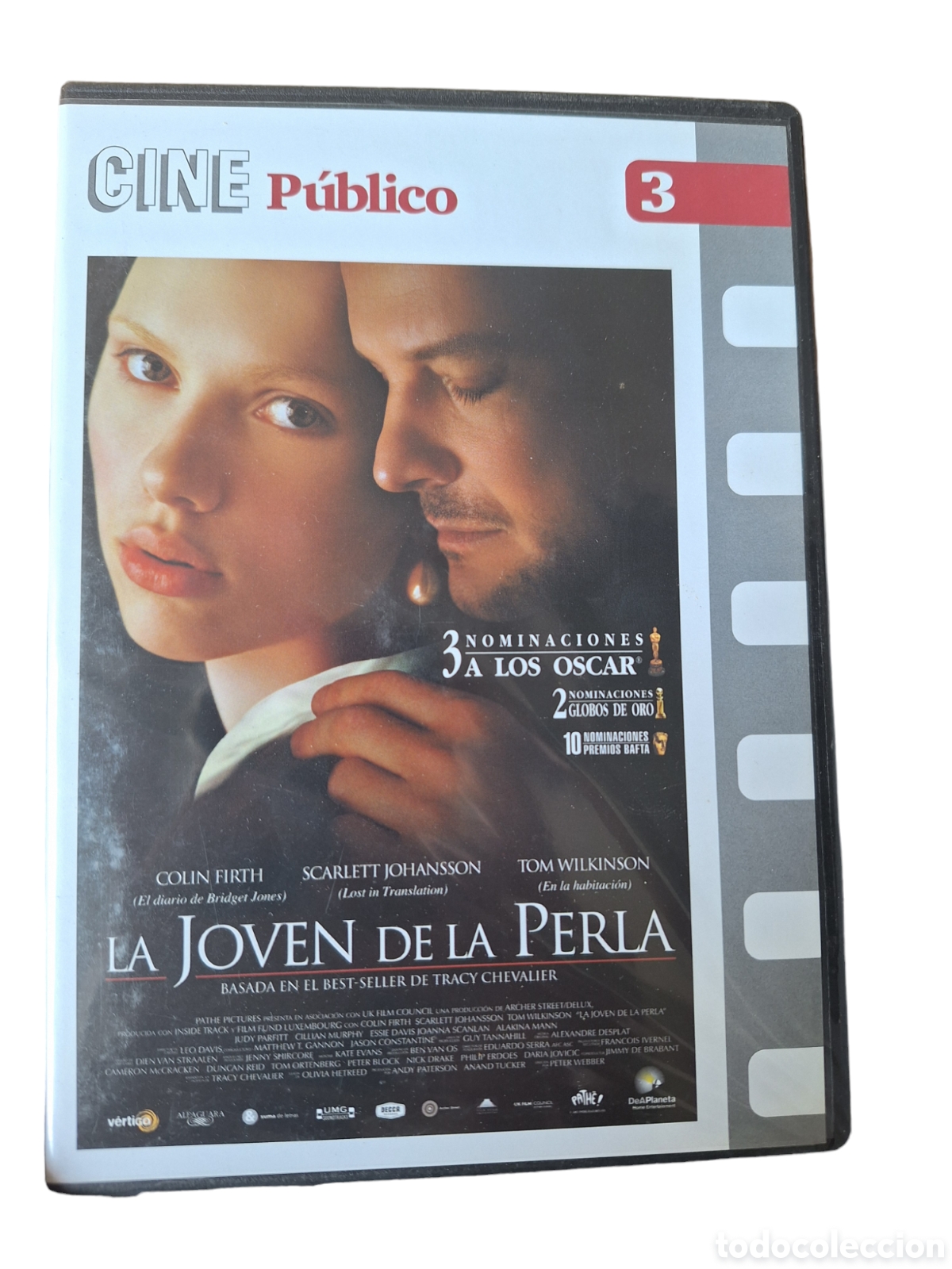 Cin&eacute;ma: TF6 la joven de la perla DVD TAPA FINA NUEVO