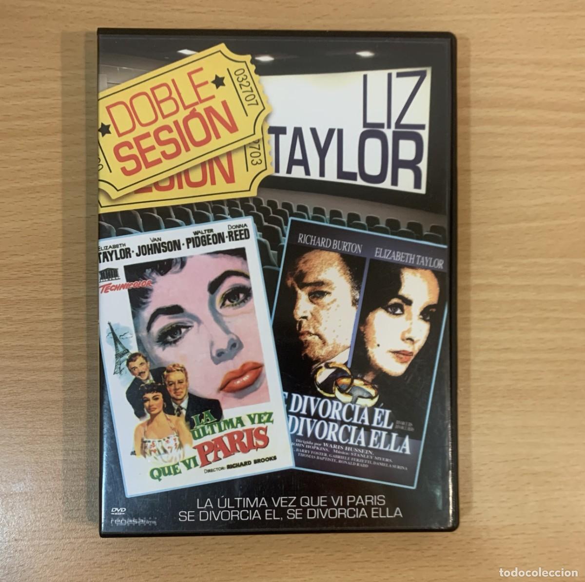 Cine: DVD 2X1 CINE LIZ TAYLOR - LA &Uacute;LTIMA VEZ QUE V&Iacute; PAR&Iacute;S (1954) + SE DIVORCIA &Eacute;L, SE DIVORCIA ELLA (1973