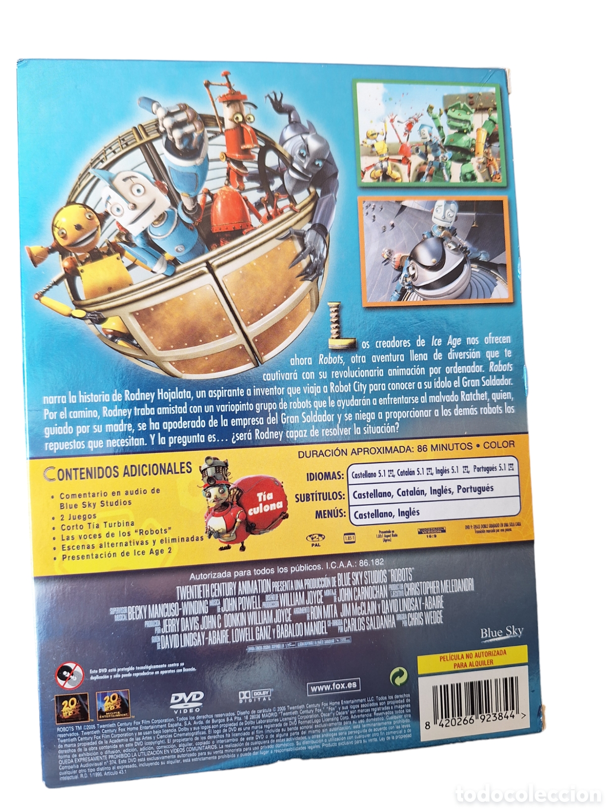 Cine: CND5 robots DVD COMO NUEVO - Foto 2