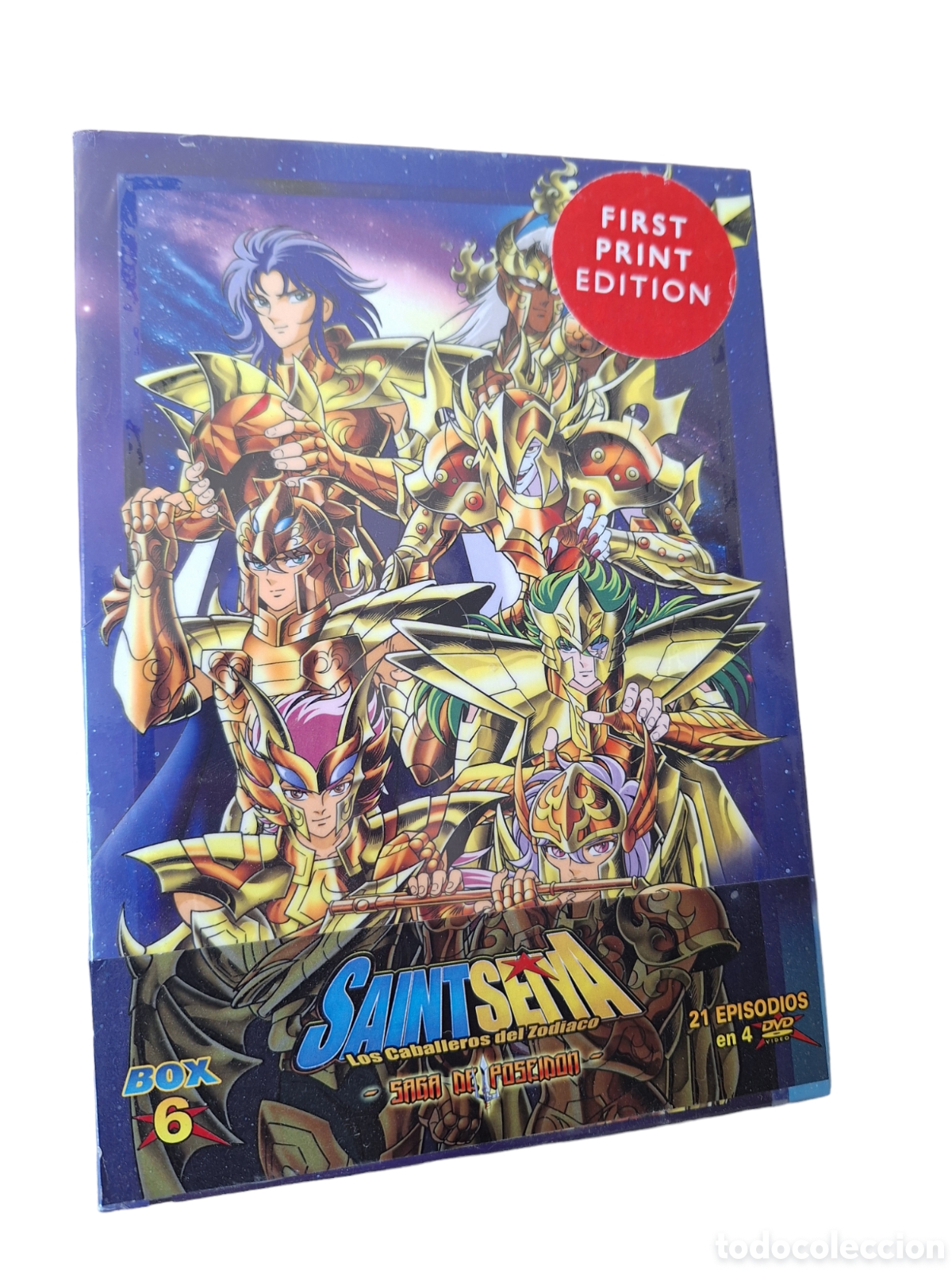 Cinema: ND286 los caballeros del zodiaco saga de poseidon box 6 DVD PRECINTADO