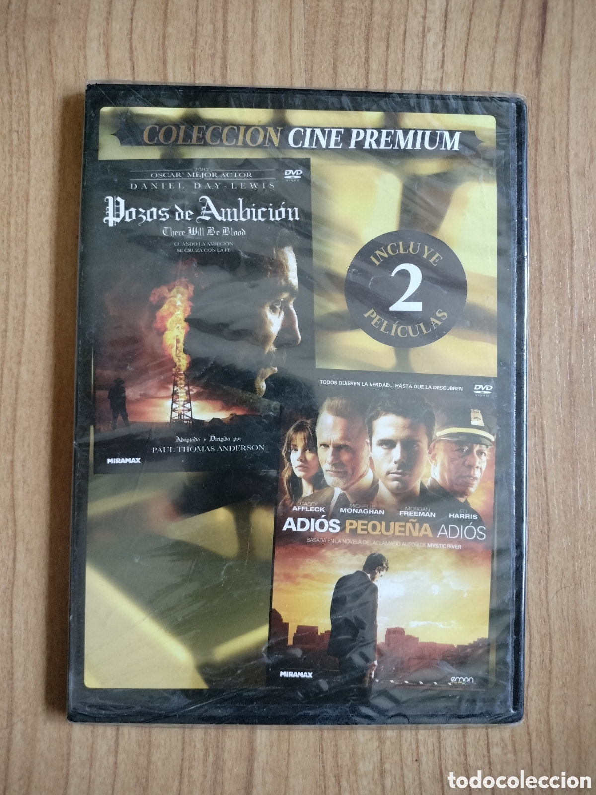 Cinema: 2 PEL&Iacute;CULAS DVD POZOS DE AMBICI&Oacute;N Y ADI&Oacute;S PEQUE&Ntilde;A ADI&Oacute;S. NUEVO. PRECINTADO. SLIM. CINE PREMIUM