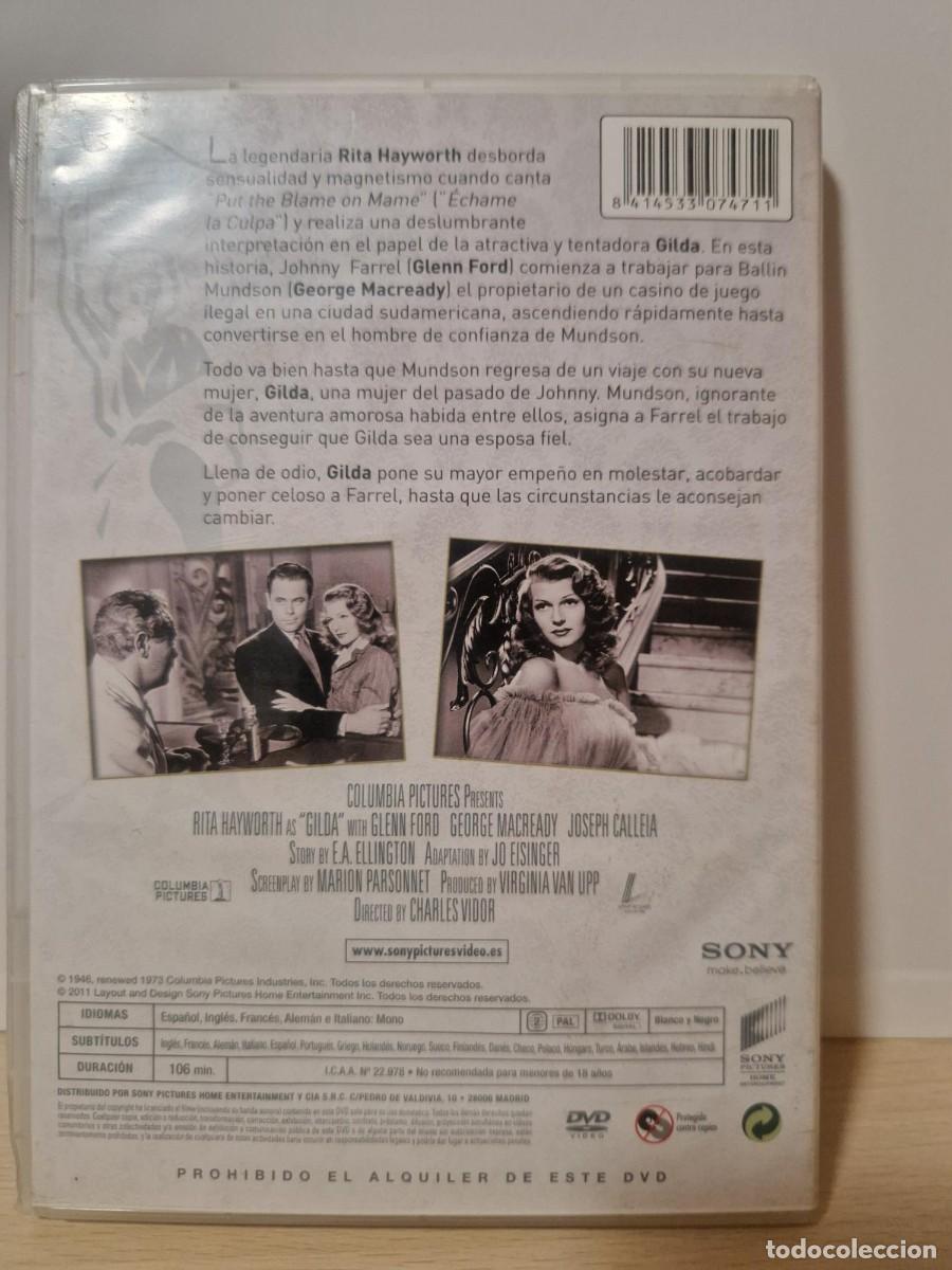 Cine: Gilda [DVD] SEMINUEVO - Foto 2