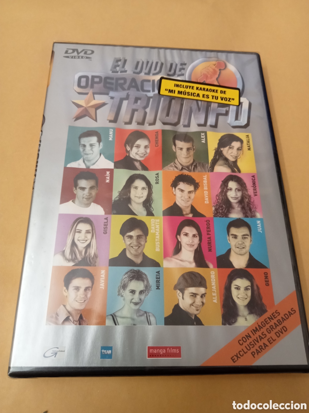 Kino: Dvd. El Dvd de Operaci&oacute;n Triunfo 1. Precintado.