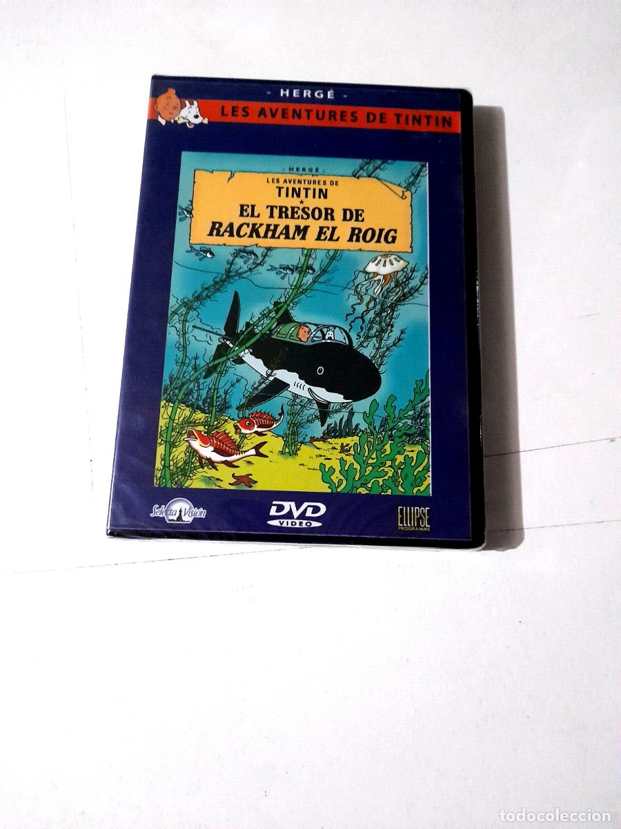Cine: DVD &rdquo;TINTIN EL TRESOR DE RACKHAM EL ROIG&rdquo; PRECINTADO SEALED HERGE LAS AVENTURA