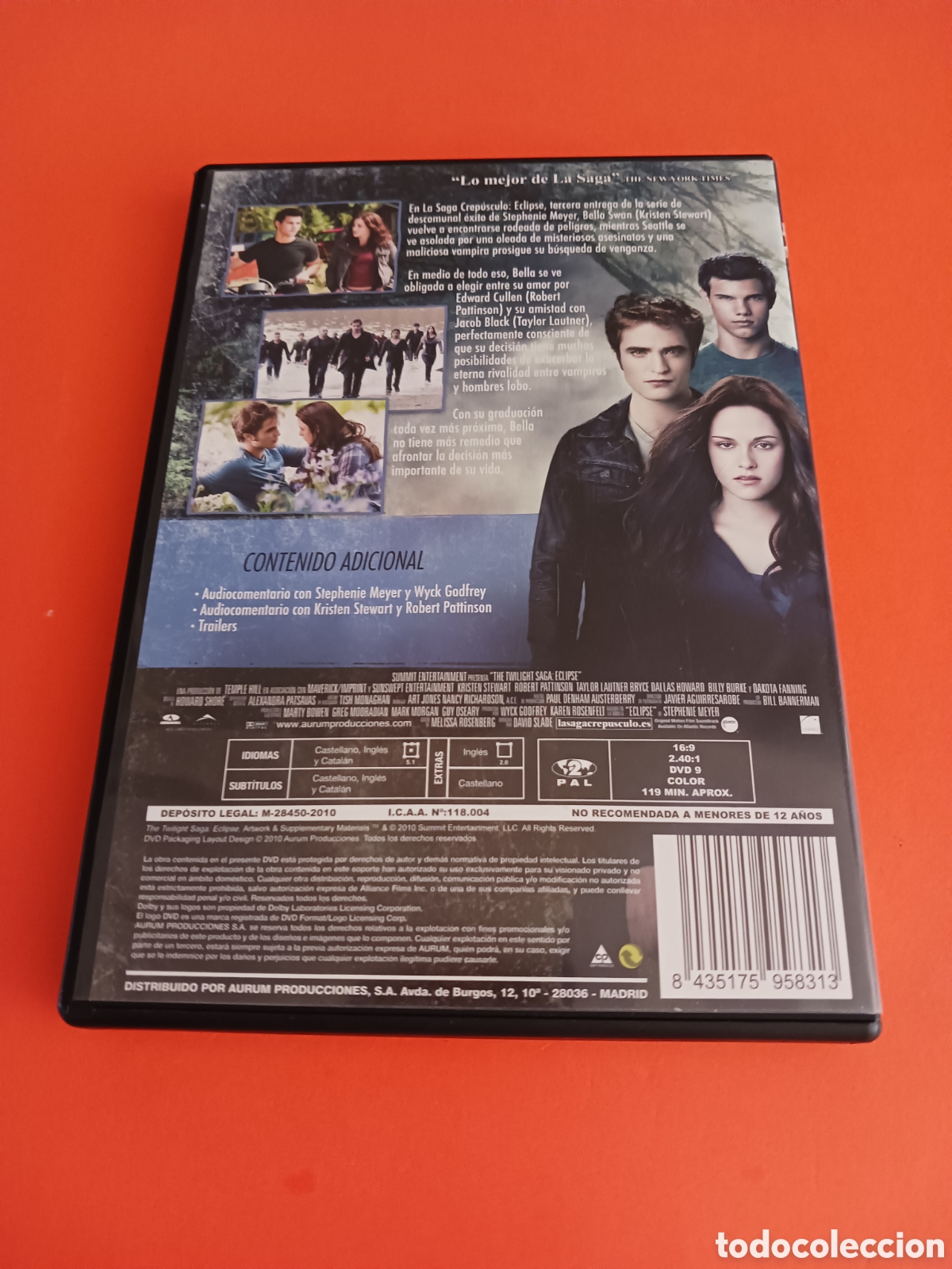 Cine: ECLIPSE, Pel&iacute;cula dvd. - Foto 4