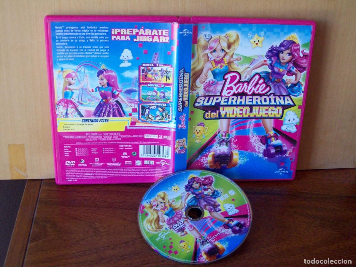 Cine: BARBIE SUPERHEROINA DEL VIDEOJUEGO - DVD COMO NUEVO