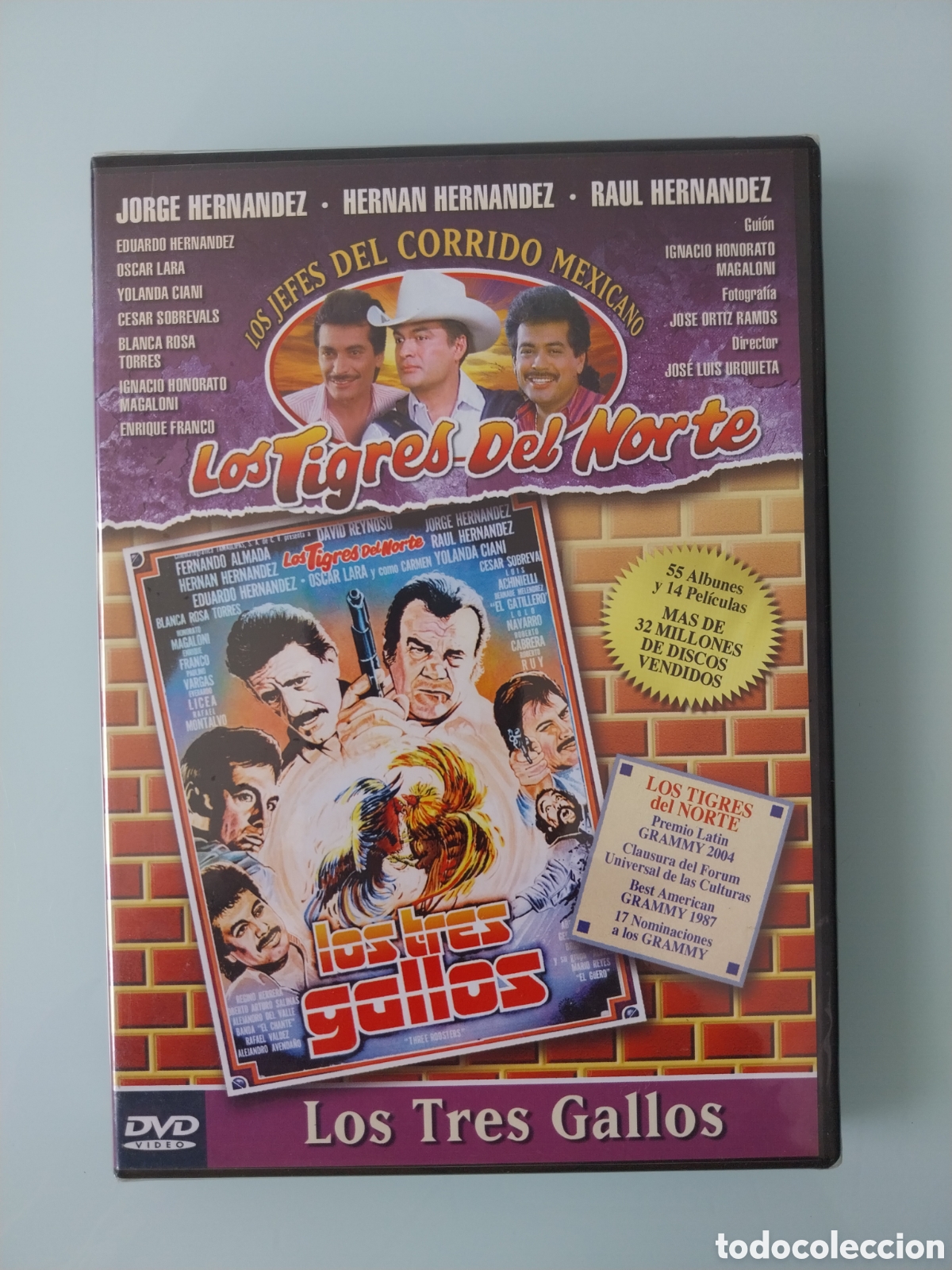 Cine: DVD - LOS TRES GALLOS (LOS TIGRES DEL NORTE) PRECINTADO