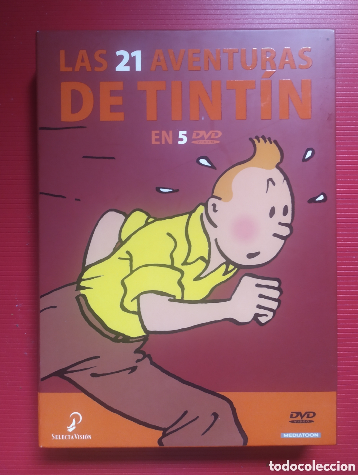 Cine: DVD las 21 aventuras de Tint&iacute;n edici&oacute;n integral serie completa 5 dvds dif&iacute;cil de encontrar