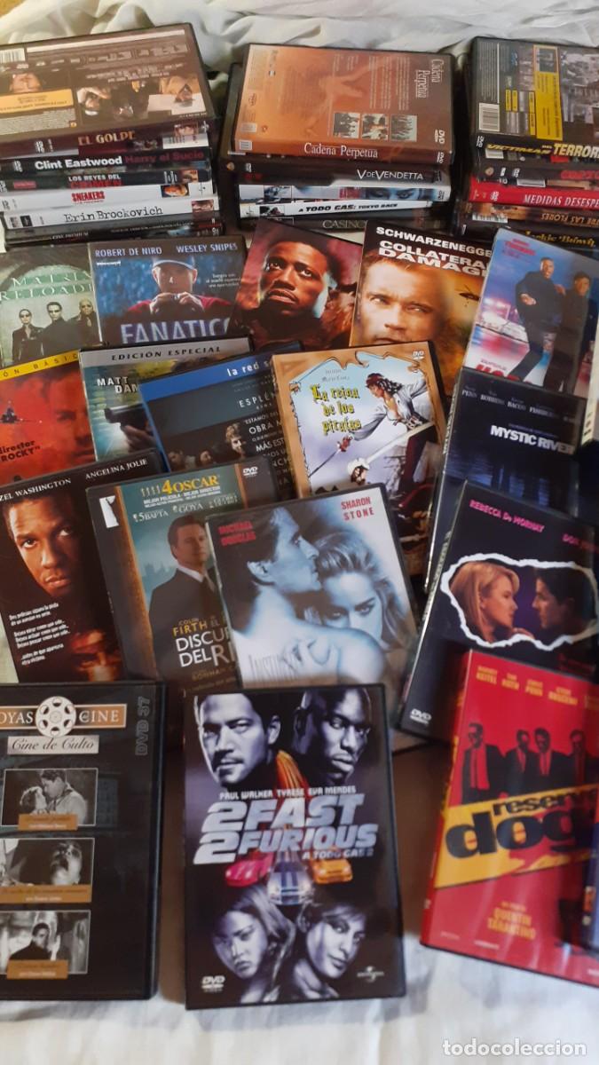 Cine: Lote de 37 Peliculas en DVD de Tematica Policiaca Intriga Suspense y Accion