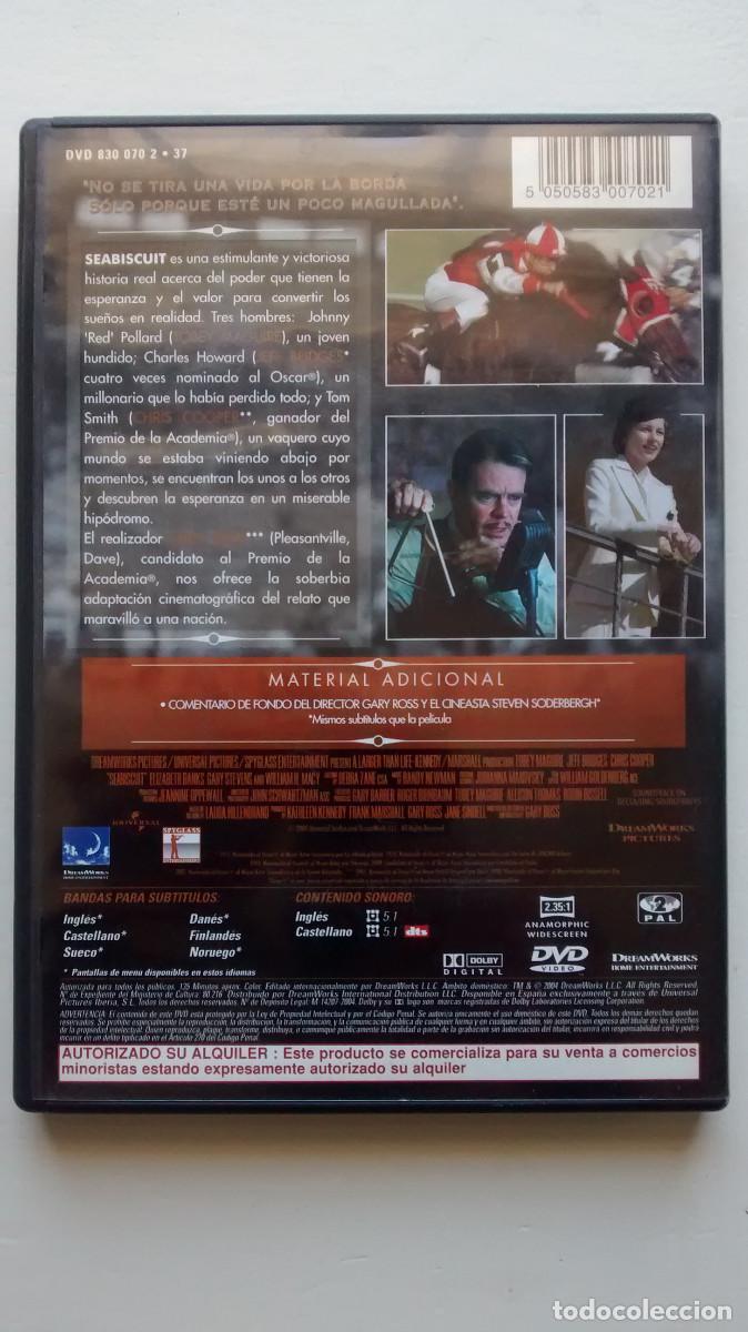 Cine: Seabiscuit dvd (compra m&iacute;nima 3&euro;) - Foto 2