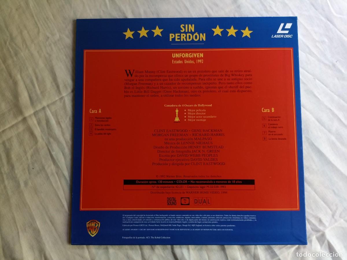 Cine: Sin perd&oacute;n, pel&iacute;cula laser disc - Foto 2