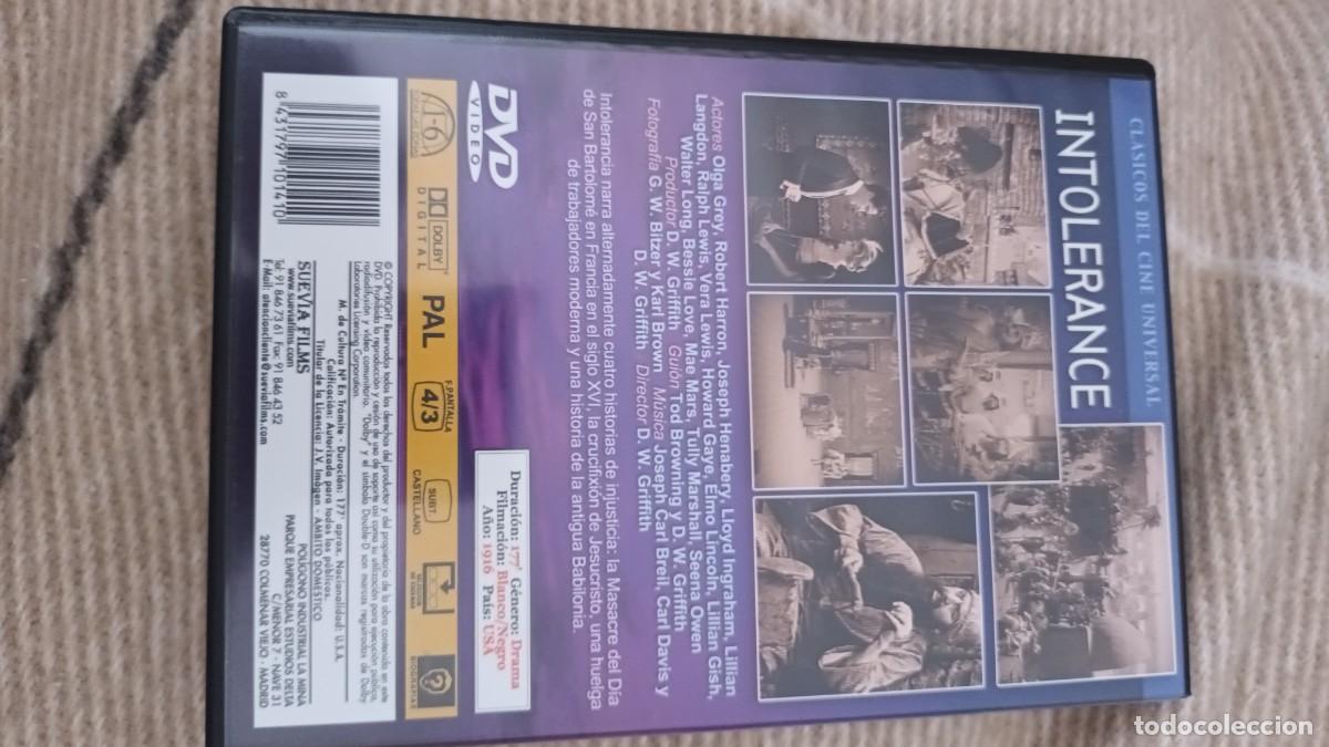 Cine: DVD INTOLERANCIA INTOLERANCE GRIFFITH - Foto 2