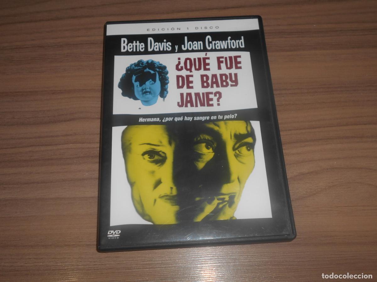Cine: QUE FUE DE BABY JANE DVD BETTE DAVIS Joan Crawford COMO NUEVA