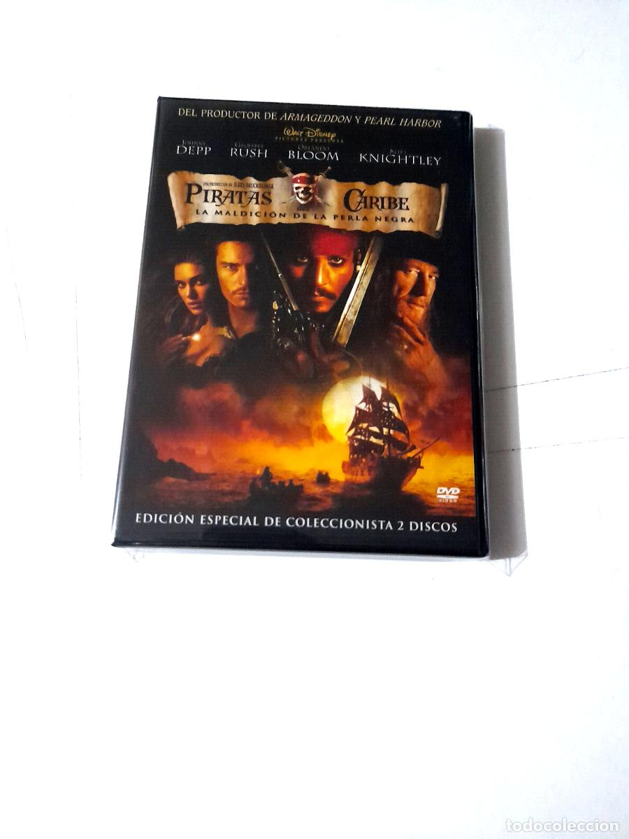 Cine: DVD &rdquo;PIRATAS DEL CARIBE LA MALDICION DE LA PERLA NEGRA&rdquo; 2DVD COMO NUEVO JOHNNY D