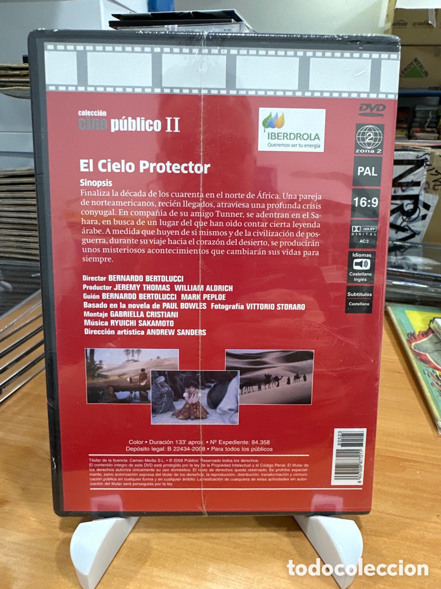 Cine: El Cielo Protector (DVD) Bernardo Bertolucci *Precintado* - Foto 2