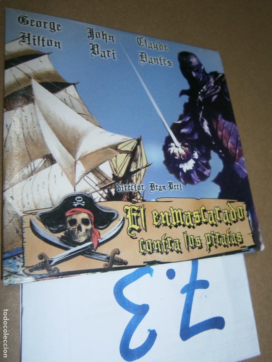 Kino: ANTIGUA PELICULA DVD DE PIRATAS - EL ENMASCARADO CONTRA LOS PIRATAS