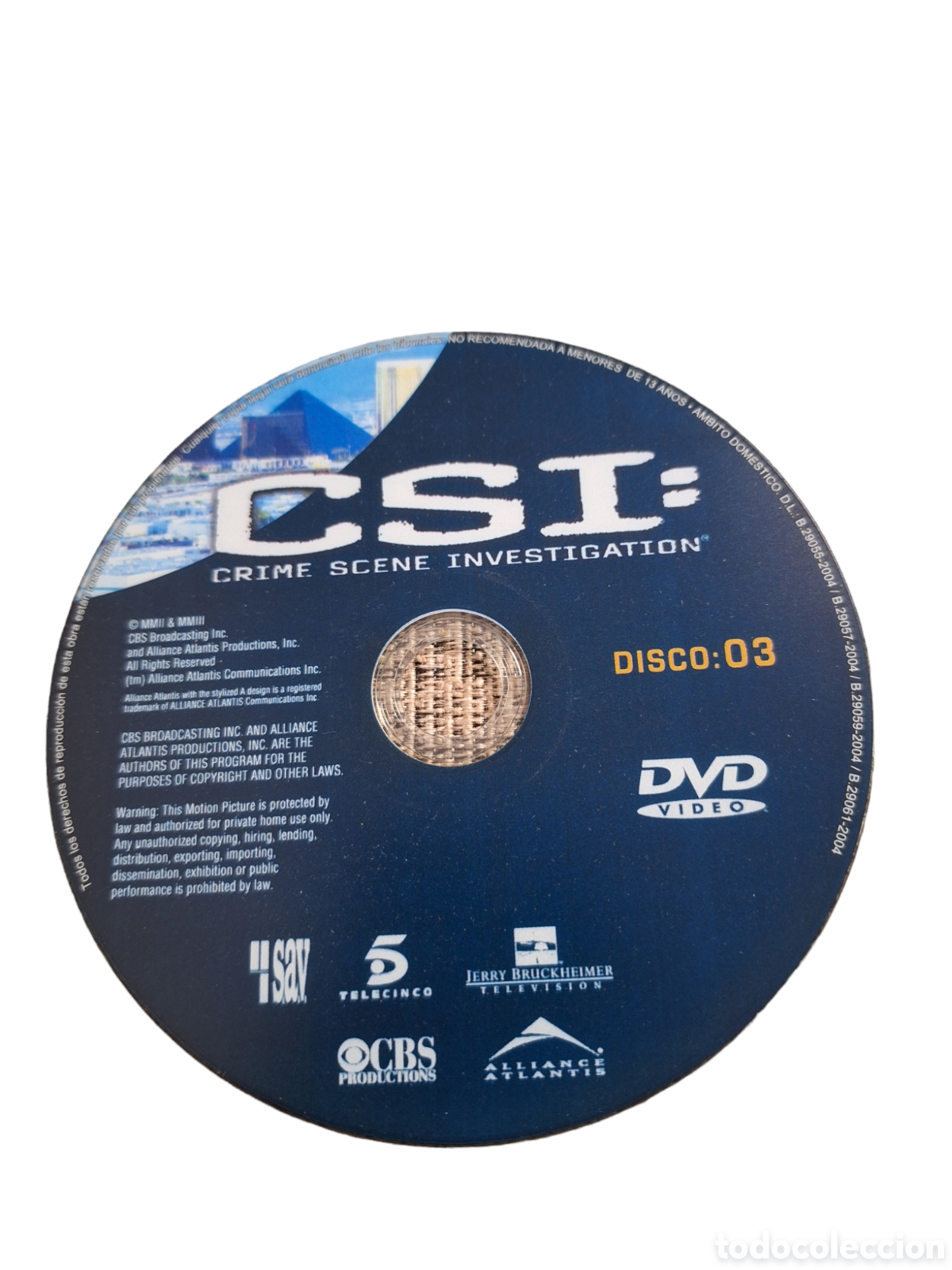 Cinema: SD1137 c.s.i. disco 3 SOLO DISCO DVD