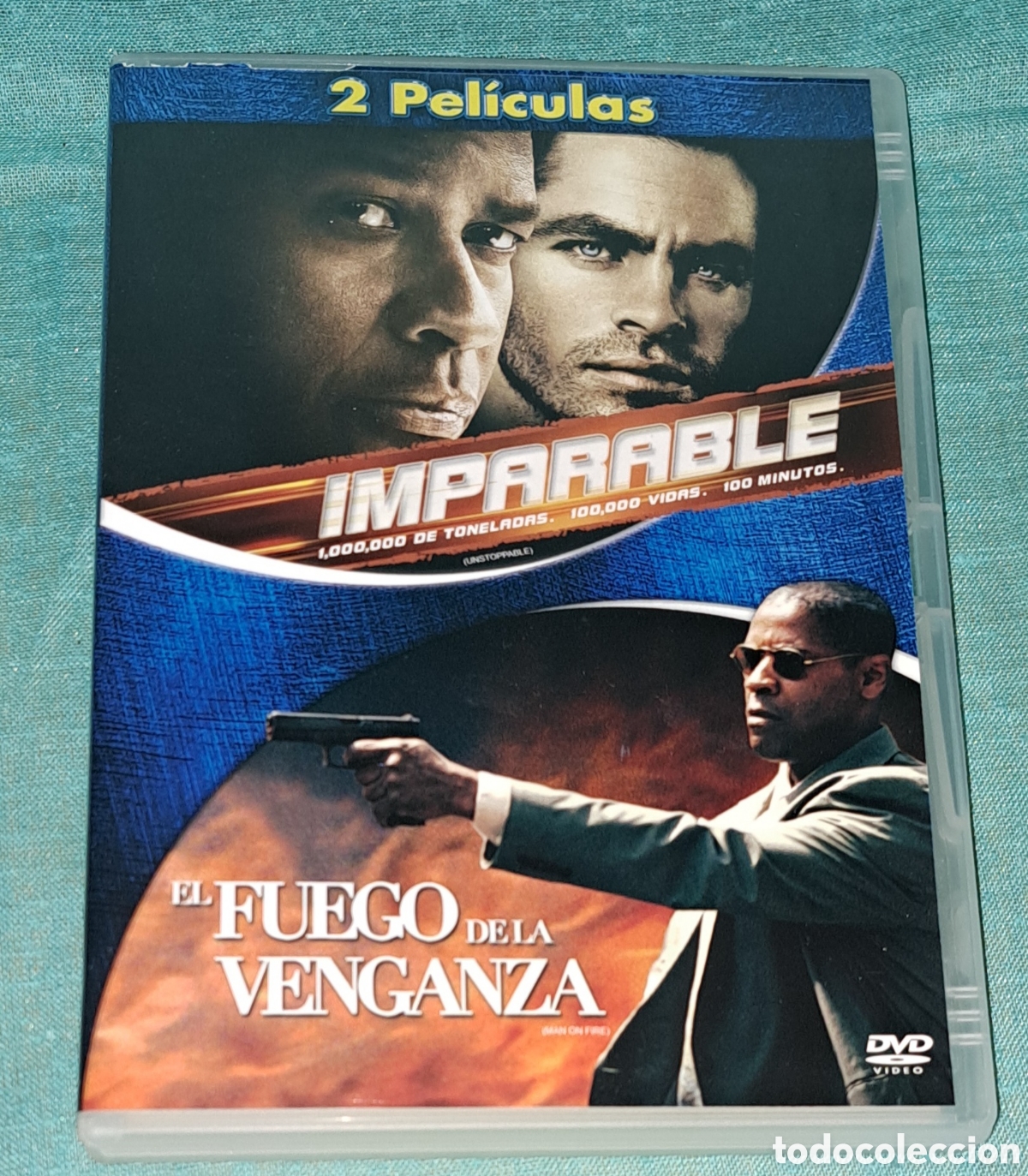 Cinema: PACK DOBLE DVD 2 PEL&Iacute;CULAS : &rdquo; IMPARABLE &rdquo; Y &rdquo; EL FUEGO DE LA VENGANZA &rdquo; DENZEL WASHINGTON
