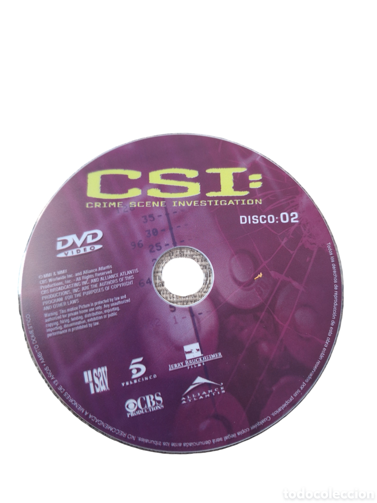 Cin&eacute;ma: SD1258 c.s.i. disco 2 SOLO DISCO DVD