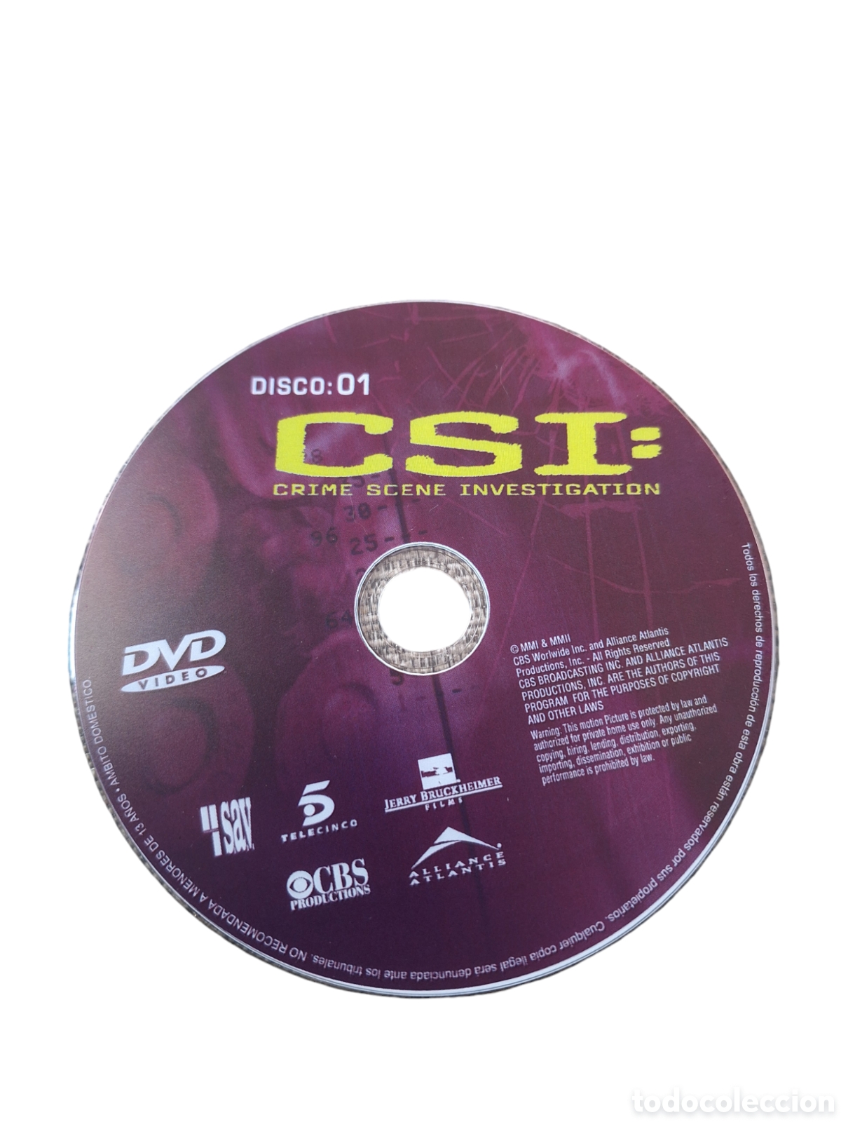 Cin&eacute;ma: SD1252 c.s.i. disco 1 SOLO DISCO DVD